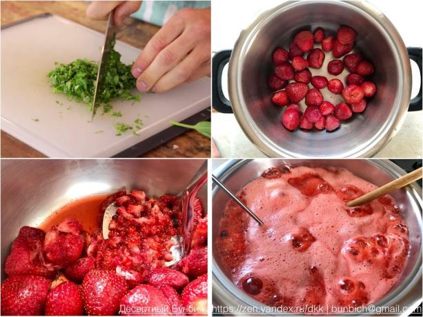 Proces prípravy jahodový džem je veľmi jednoduchá