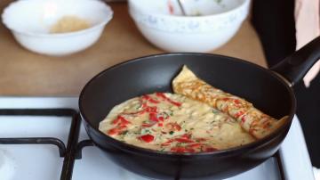 Ako nezvyčajné variť normálne omeletu na raňajky