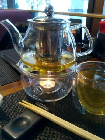 A tradičné zelený čaj.