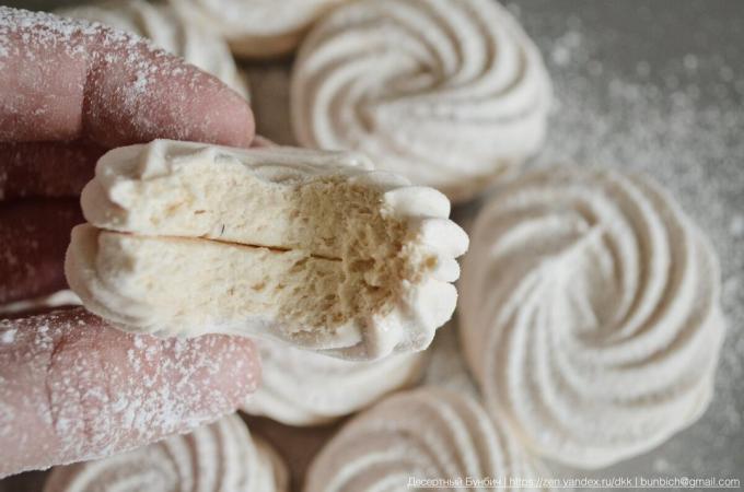 Domáce marshmallows v "cut". Prejdite na stranu a viac fotiek