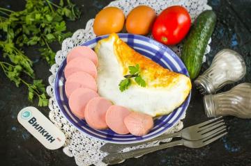 Proteínová omeleta na panvici