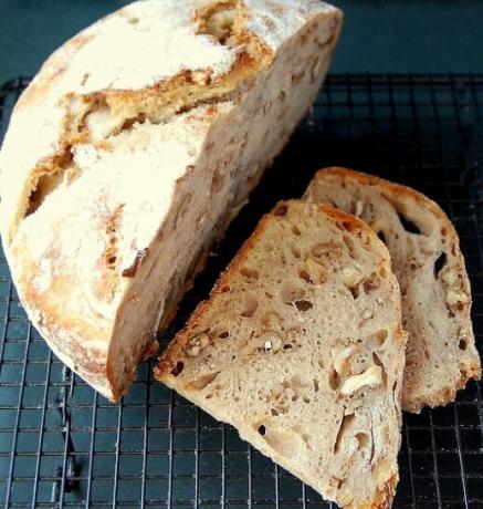 Pivný chlieb recept s orechmi