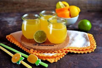 Domáca pomarančová, limetková a citrónová limonáda