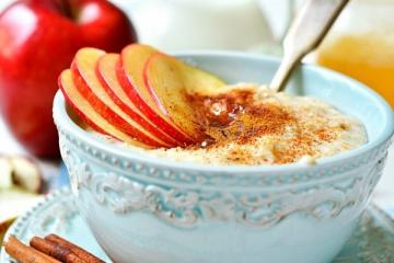 Air New recept ryžová kaša s vanilkou a jablká. Skúste to!