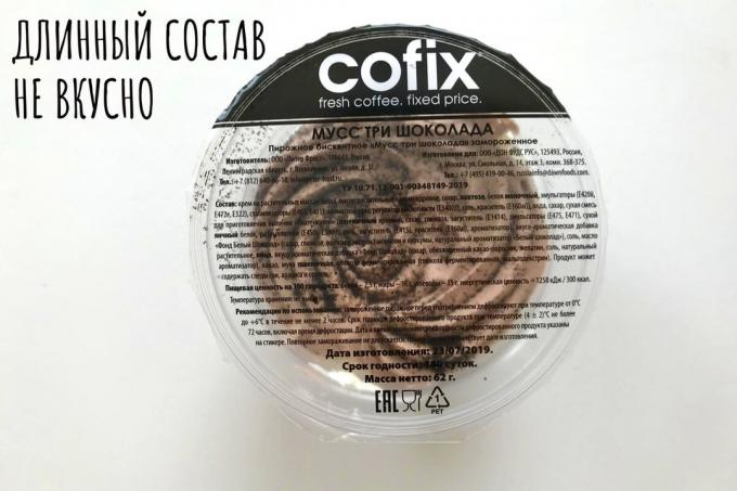 Tri čokoládová pena z kávy cofix