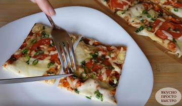 Ako variť lahodný tenkú pizzu. Fast Pizza Lavasa