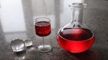 Cranberry Ovocný likér s vodkou alebo alkoholom